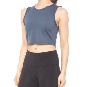 Kydoan Moss Jersey Crop Tank Top Large NWT Denim